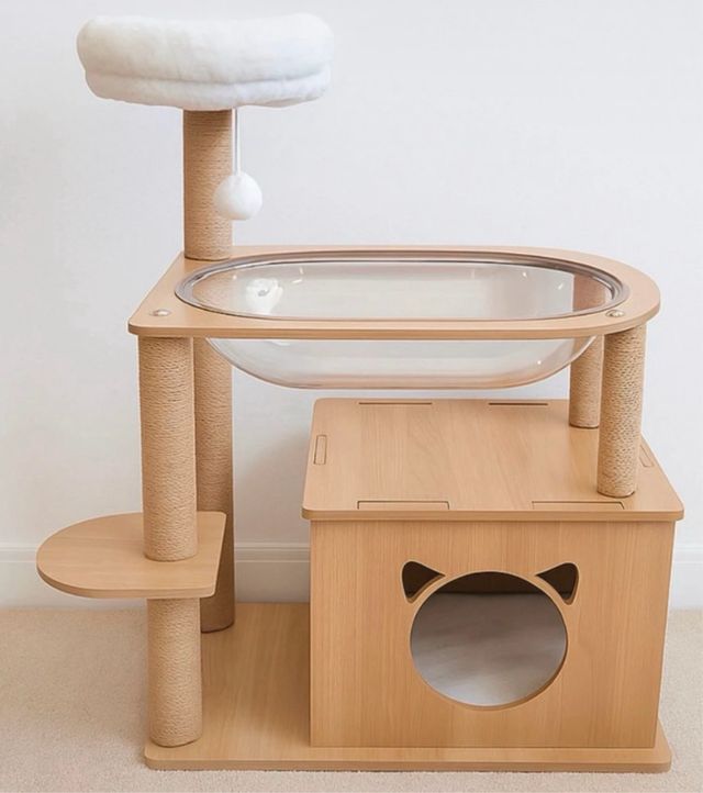 Rascador para gatos de madera Nuevo