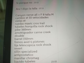 Bicicleta Doble Suspensión Canyon
