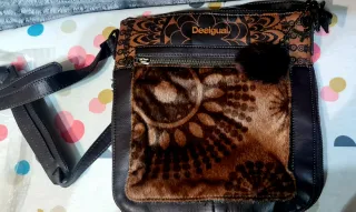 Bolso bandolera Desigual marrón nuevo 