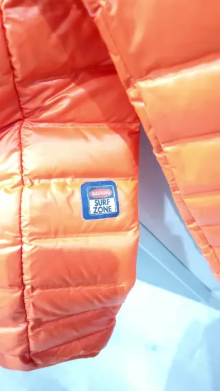 Chaqueta Adidas Plumas Ligera Naranja