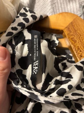 Camisa larga estampado leopardo