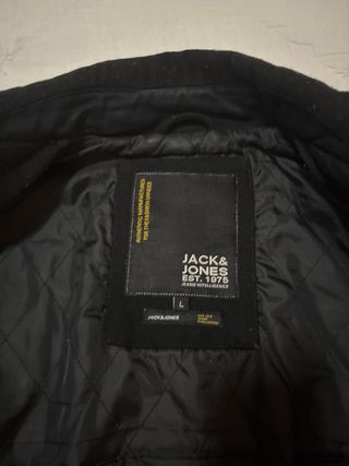 Chaqueta Jack & Jones 3/4 Negra Talla L