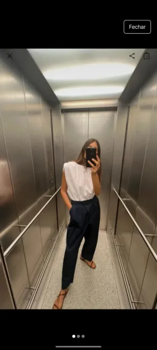 Macacão Zara Novo Etiqueta Tamanho S