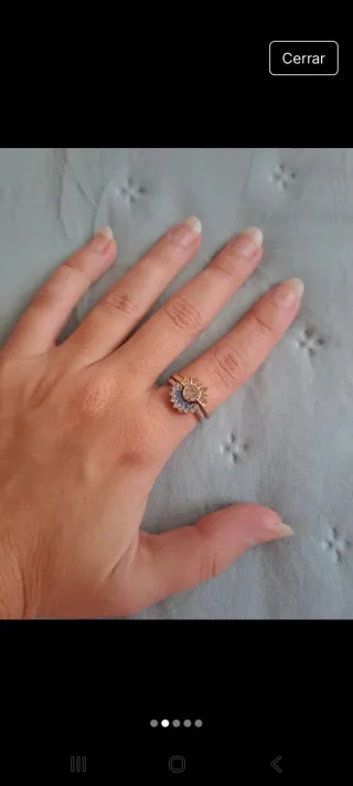 Anillos Sol y Luna Shein 