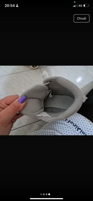 Pattini a rotelle bianchi