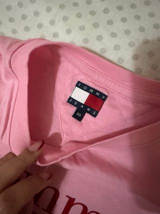 Camiseta Tommy Jeans Rosa