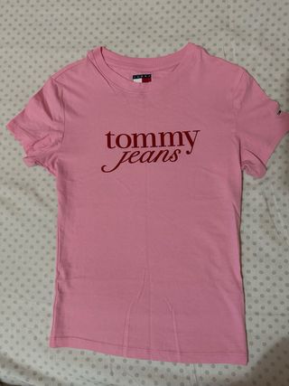Camiseta Tommy Jeans Rosa