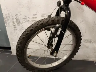 Bicicleta infantil 16 roja