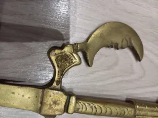 Antiguas Pareja espadas latón