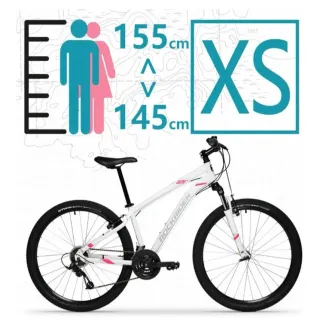 Bicicleta Montaña XS, 26 pulgadas.