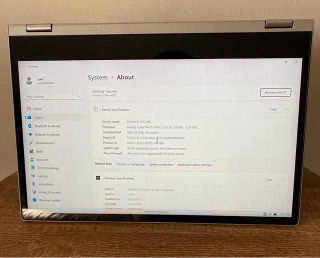Lenovo IdeaPad C340 Plata