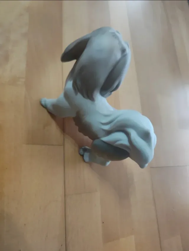 Figura Perro Lladro Porcelana