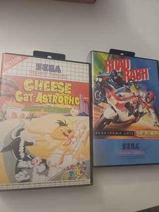 SEGA Master System - Cheese Cat-Astrophe y Road Ra