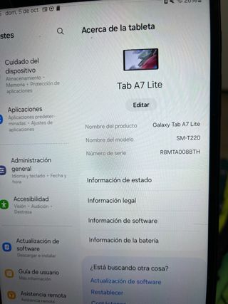 Samsung Tab A7 Lite SM-T220