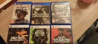 Lote Juegos Call of Duty PS4 y PS5