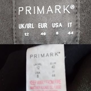 Giacca biker Primark tg44IT grigio