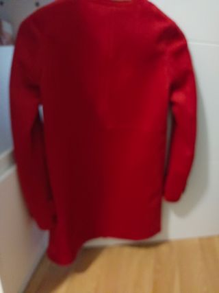 Abrigo Zara Rojo