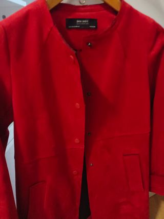 Abrigo Zara Rojo