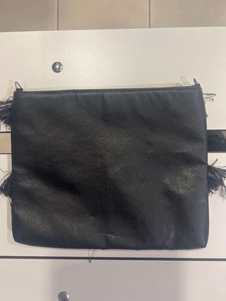 Bolso fiesta Parfois plata y negro