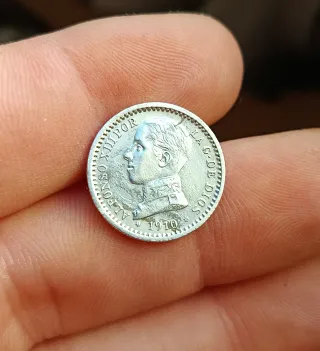 50 Céntimos 1910 plata alfonso XIII 