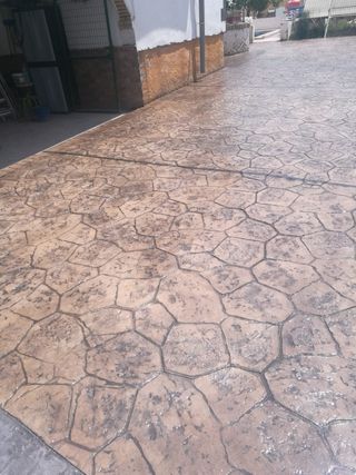 Pavimento impreso y pulido