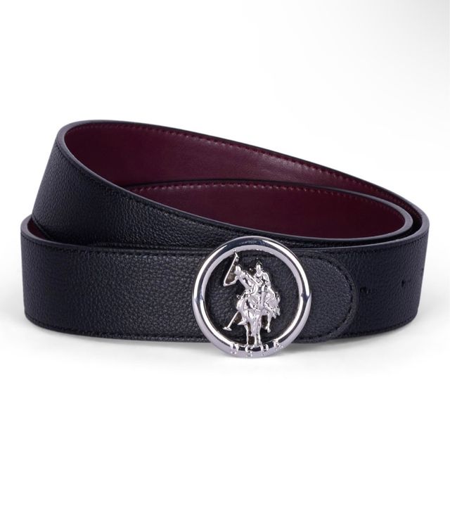 Cinturón U.S. Polo Assn. Negro/Rojo