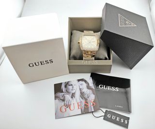 Reloj GUESS Raven mujer dorado nuevo
