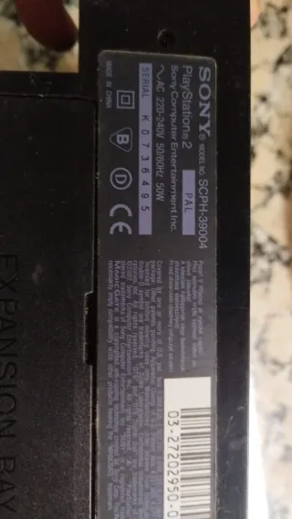 Consola PlayStation 2 PS2 Negra