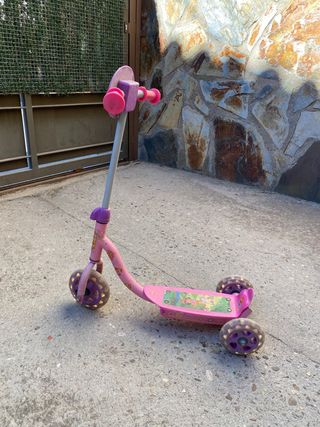 Patinete 3 ruedas niña rosa