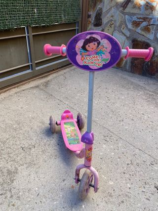 Patinete 3 ruedas niña rosa