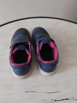 Zapatillas niña Adidas azul y rosa