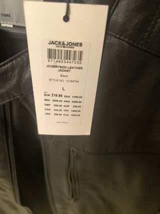 Chaqueta de cuero Jack & Jones