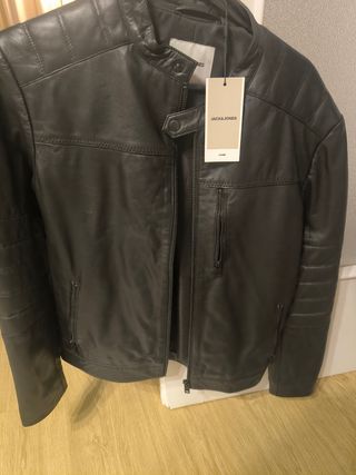 Chaqueta de cuero Jack & Jones