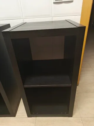 Estantería Kallax IKEA Negro-marrón