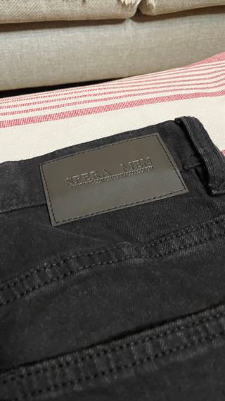 Pantalón Sfera Denim Slim Stretch Negro Talla M