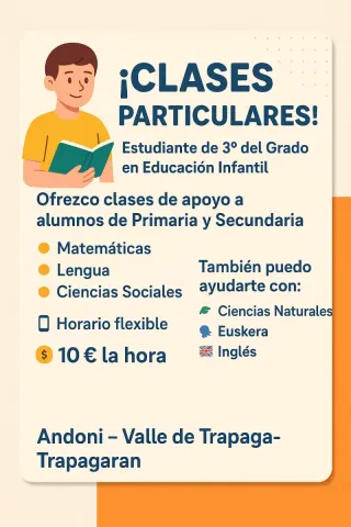 Clases particulares primaria y secundaria