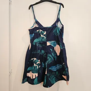 Mono corto estampado hojas