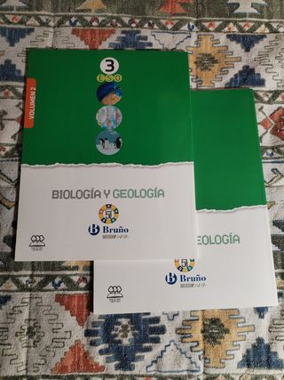 Biología y Geología 3° ESO, 2 y 3 volúmenes.