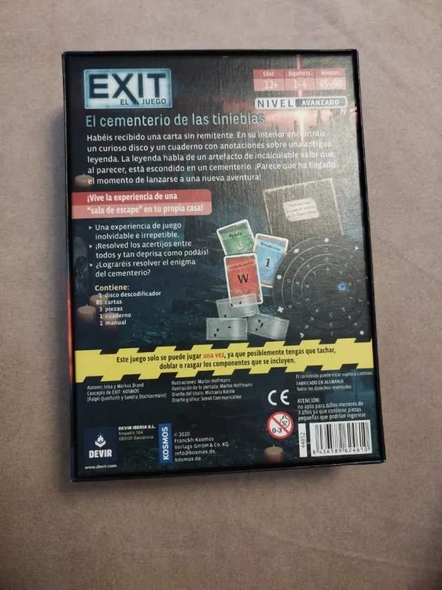 Exit El Juego: El cementerio de las tinieblas