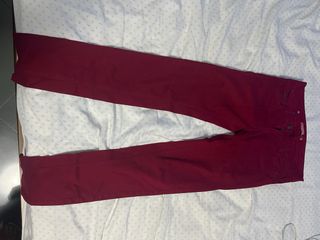 Pantalones Stradivarius Rojos Talla 38