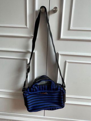 Bolso Bimba y Lola Rayas Azul/Negro