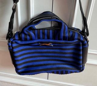 Bolso Bimba y Lola Rayas Azul/Negro