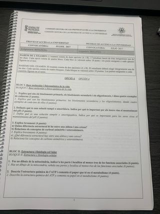 SELECTIVOS Biología 
