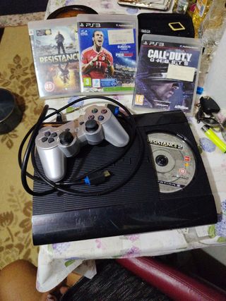 Consola PS3 + 3 Juegos + Mando