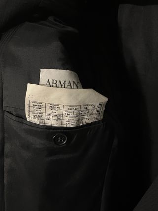 Chaqueta Armani Negra talla 50