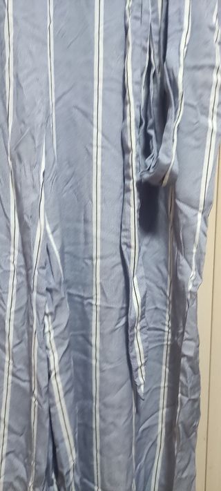 Pantalón de vestir de verano a rayas