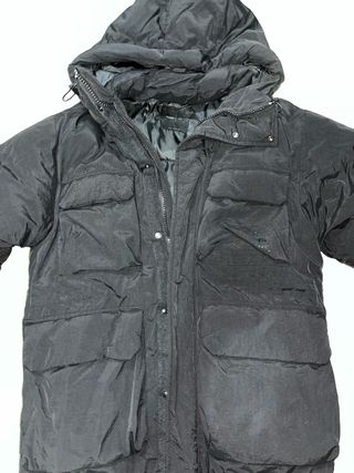Abrigo Pull&Bear Negro Acolchado