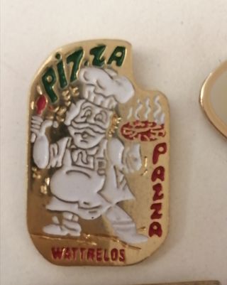 Lote pins de pizza / pizzerías colección 