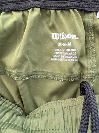 Pantalón corto deportivo Wilson verde
