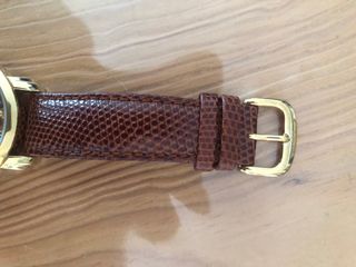 Reloj Akribos XXIV Mecánico Piel Dorado